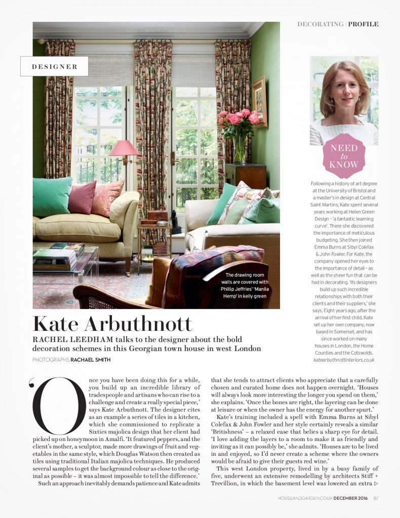 House & Garden December 2016